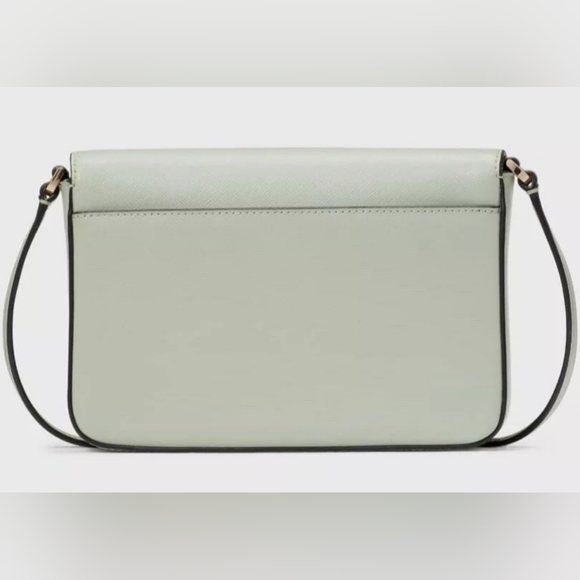🔥NWT! Kate Spade Sadie envelope Saffiano Crossbody In Light Olive 🔥 - Picture 4 of 7